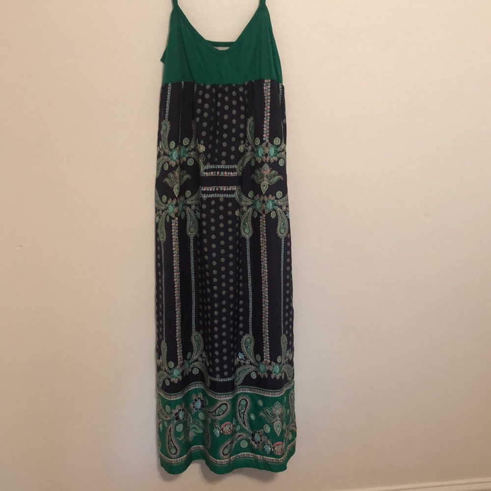 Spaghetti strap maxi